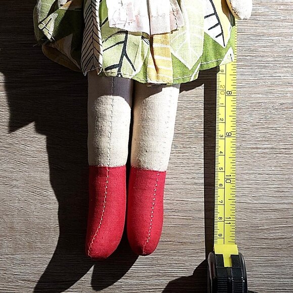Polish Handmade Doll-Early 20th Century-11.5 inch -Celluloid Face-Traditional - Picture 6 of 7